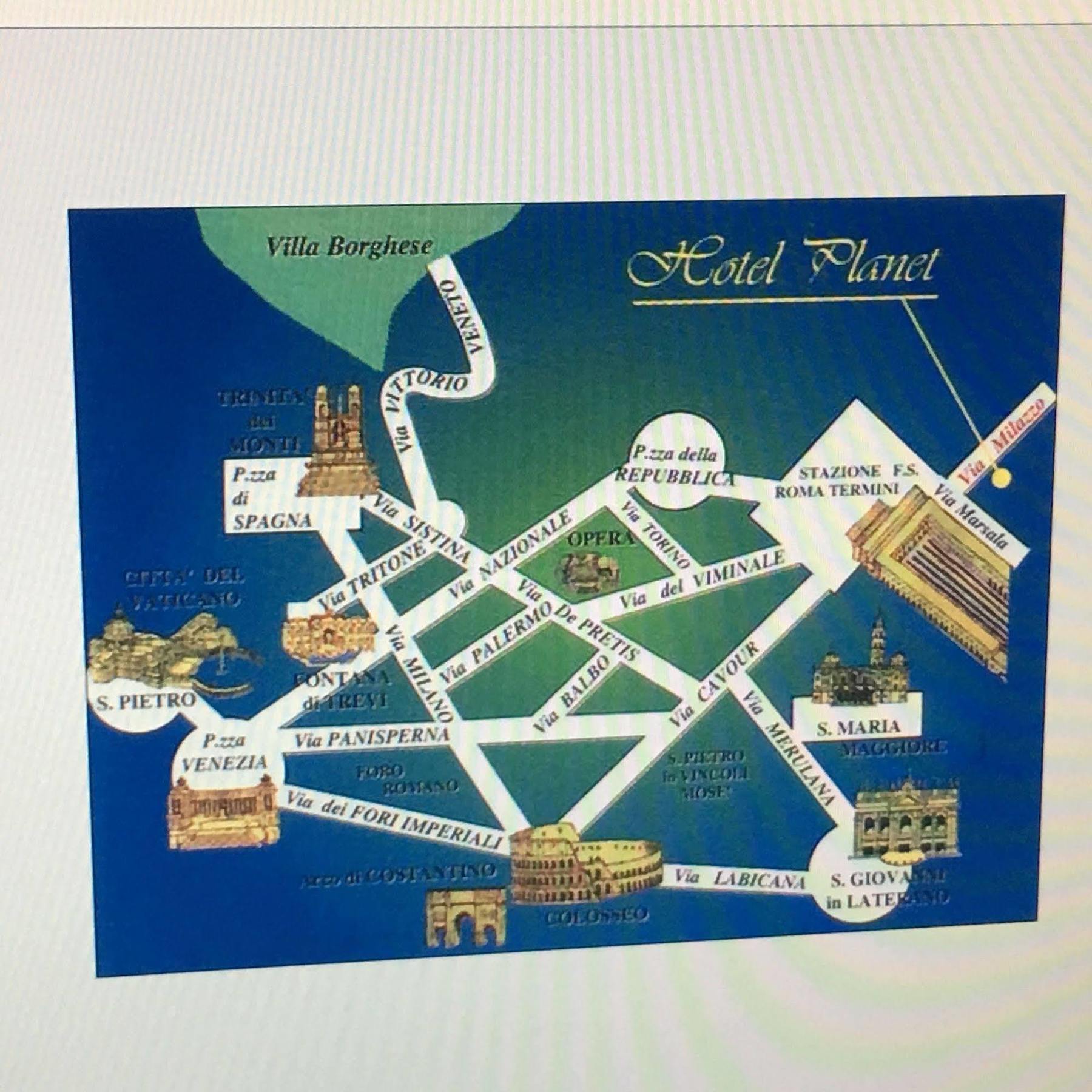 רומא Hotel Planet מראה חיצוני תמונה